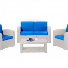 Комплект мебели Rattan Premium 4, Серый купить в Екатеринбурге
